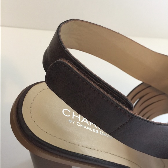 Sandales à Talons Compensés Charles By Charles David - Noir, Bride, Taille 10 B